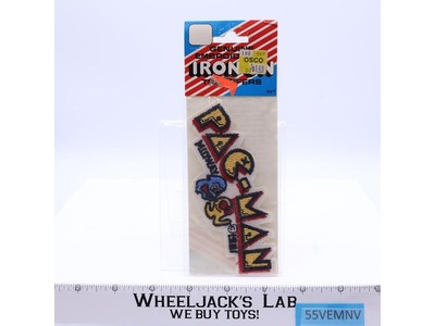 Pac-Man Video Game Embroidered Patch 1982 Joy Insignia Inc NEW SEALED