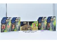 Lot of 5 Star Wars Action Figures POTF 1996 Kenner Dewback At-ST Ponda Yak Face