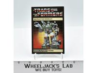 Hound Action Figure Vintage Instruction Manual 1984 Hasbro G1 Transformers