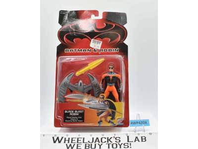 Blade Blast Robin Batman &amp; Robin NEW MOSC Kenner 1997 Action Figure