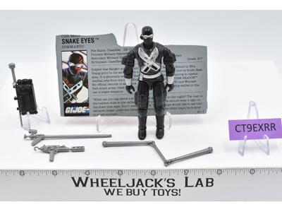 Snake Eyes V3 100% Complete G.I. Joe 1988 Hasbro Vintage Action Figure