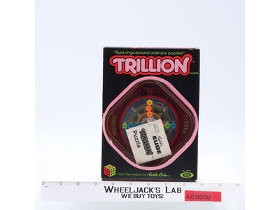 Trillion Puzzle Game 1982 Ideal Vintage Handheld Game NEW MIB