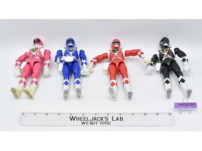 Lot of 4 Power Rangers 1994 8" Bandai Action Figures