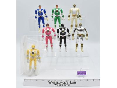 Lot of 7 Power Rangers 5.5" Bandai Action Figures