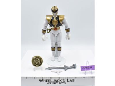 White Ranger Mighty Morphin Power Rangers 1993 8" Bandai Action Figure