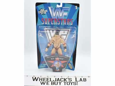Ken Shamrock 7" AUTOGRAPHED WWF Superstars MOSC 1997 Jakks Wrestling Figure