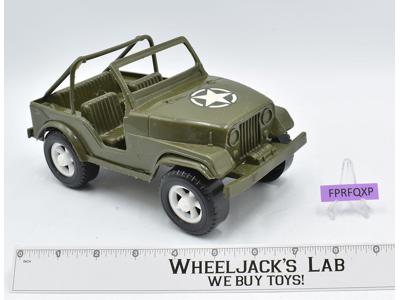Plastic Green Army Jeep 1970's Gay Toys Inc. Vintage Military Toy Car