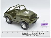 Plastic Green Army Jeep 1970's Gay Toys Inc. Vintage Military Toy Car
