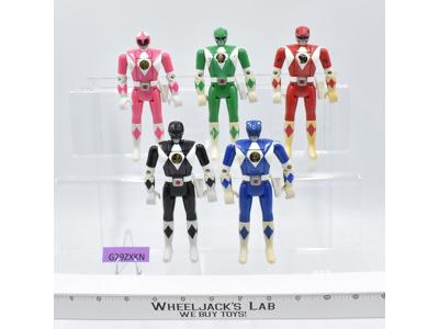 Lot of 5 Power Rangers 1993 5" Bandai Action Figures