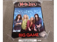 White Lion Big Game Album Poster 33 x 23 Vintage
