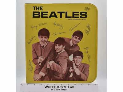 The Beatles Yellow Notebook Binder NEMS 1964 Standard Plastics Products