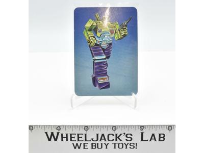 Scavenger Card 177 Variant Color 1985 G1 Transformers Action Trading Cards