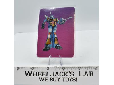 Frenzy Card 109 Variant Color 1985 G1 Transformers Action Trading Cards