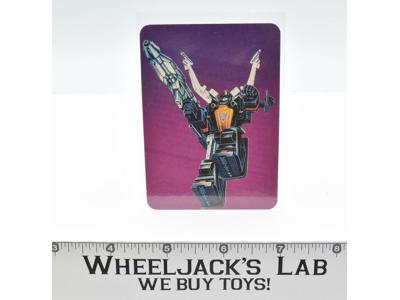 Shrapnel Card 112 Variant Color 1985 G1 Transformers Action Trading Cards