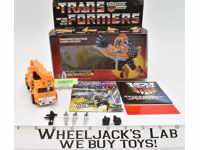 Grapple 100% Complete w/Box 1985 Vintage Hasbro G1 Transformers Action Figure