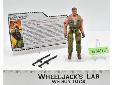 Major Barrage v1 100% Complete G.I. Joe DTC Exclusive 2005 Hasbro Action Figure