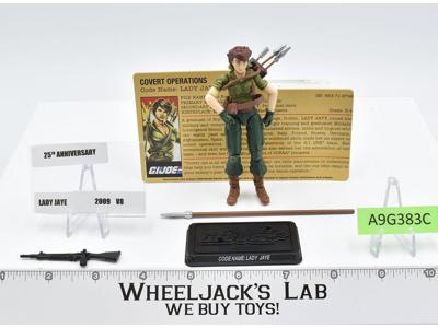 Lady Jaye v8 100% Complete GI Joe Box Set Exclusive 2009 Hasbro Figure