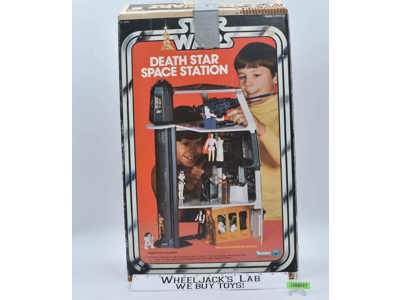 Death Star Space Station W BOX ORIGINAL FOAM Vintage Star Wars Vintage Kenner