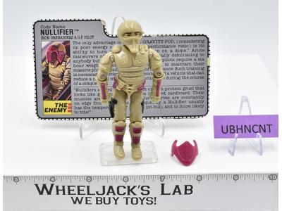 Nullifier V1 100% Complete G.I. Joe 1988 Hasbro Vintage Action Figure