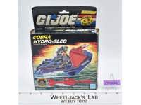 Cobra Hydro-Sled Vehicle 100% Complete W/Box GI Joe 1986 Action Figure Hasbro