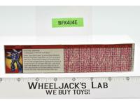 Tracks Tech Spec 1985 Vintage Hasbro G1 Transformers Action Figure
