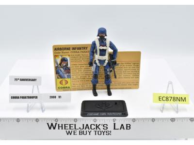 Cobra Paratrooper V1 100% Complete G.I. Joe 2008 Hasbro Action Figure