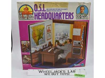 O.S.I. Headquarters W/ Box Six Million Dollar Man Kenner 1977 Vintage Playset