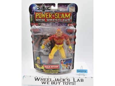 Hulk Hogan Power Slam WCW Wrestlers Toybiz 2000 NEW MOSC Wrestling Figure