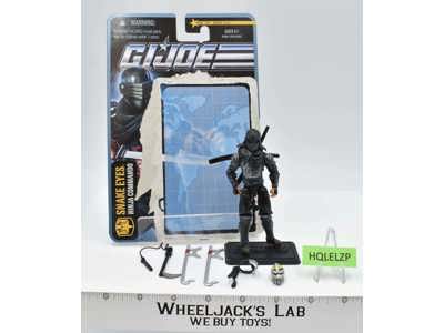 Snake Eyes v55 100% Complete G.I. Joe Pursuit of Cobra 2010 Hasbro Action Figure