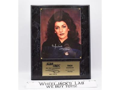 Counselor Troi Star Trek Marina Sirtis AUTOGRAPHED Plaque #192/950