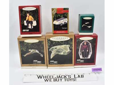 Lot of 6 Star Trek Hallmark Magic Keepsake Ornaments