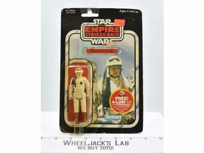 Rebel Commander Hoth 47 Back Star Wars ESB 1982 Kenner Action Figure NEW MOSC