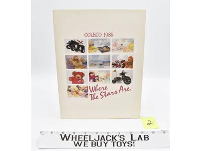 COLECO #2 1986 Toy Fair Employee Dealer Catalog SECTAURS RAMBO CABBAGE PATCH