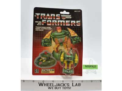Cosmos MOSC NEW Sealed 1986 Vintage Hasbro G1 Transformers Action Figure