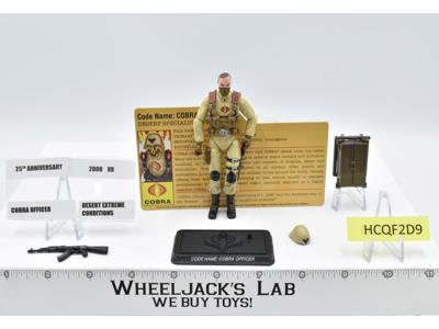Cobra Officer V8 Complete Desert Specialist Officer G.I. Joe 2008 Hasbro Figure