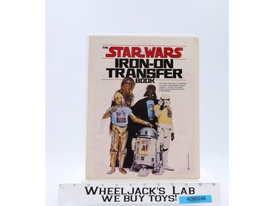 Star Wars 1977 Iron-On Transfer Book UNUSED Vintage