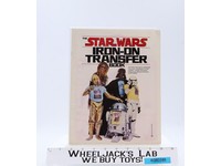 Star Wars 1977 Iron-On Transfer Book UNUSED Vintage