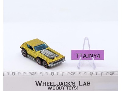 Open Fire Gold 1971 1972 Redline Hot Wheels Mattel Vintage RL Hong Kong