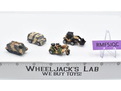 Lot of 4 Military/Army Vehicles 1988-89 Vintage Galoob Micro Machines