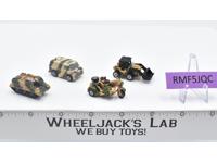 Lot of 4 Military/Army Vehicles 1988-89 Vintage Galoob Micro Machines