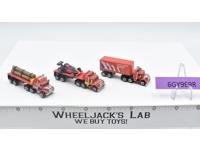 Lot of 3 Semi Trucks W/Trailers 1988-89 Vintage Galoob Micro Machines