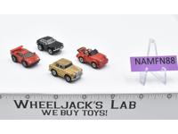 Lot of 4 European Collection Cars/Vehicles 1988-89 Vintage Galoob Micro Machines
