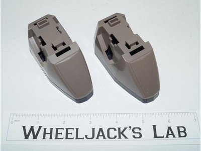 Omega Supreme 2x Foot Track Leg Armor Part 1985 G1 Transformers Vintage Hasbro