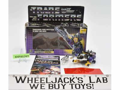 Shrapnel 100% Complete W Box 1985 Vintage Hasbro G1 Transformers Action Figure