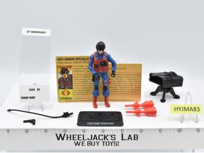 Scrap-Iron V6 100% Complete G.I. Joe 2008 Hasbro Action Figure