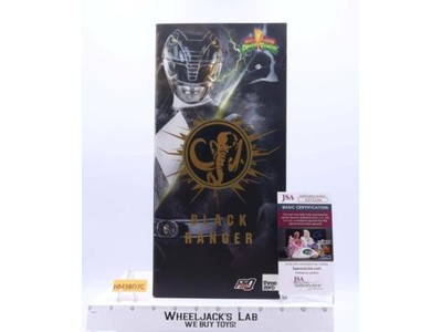 Black Ranger AUTOGRAPHED Power Rangers 2021 ThreeZero Hasbro NEW MISB SEALED