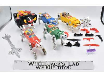 Lion Force Set 100% Complete Voltron 1984 LJN Toys Robot Action Figure Vintage