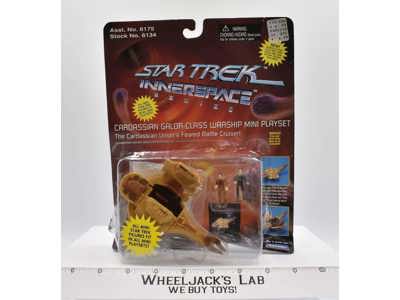 Cardasian Warship Mini Playset Star Trek Interspace Series 1995 Playmates MISB