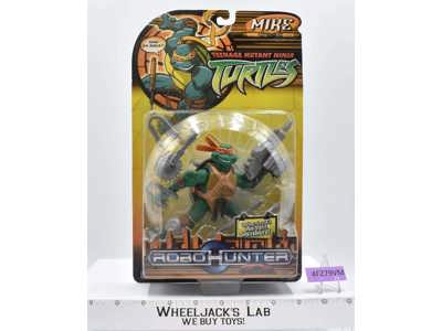 Robo Hunter Mike Teenage Mutant Ninja Turtles TMNT 2005 Playmates MOSC NEW