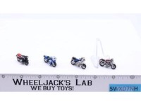 Lot of 4 Micro Machines Motorcycles 1980's Vintage Galoob